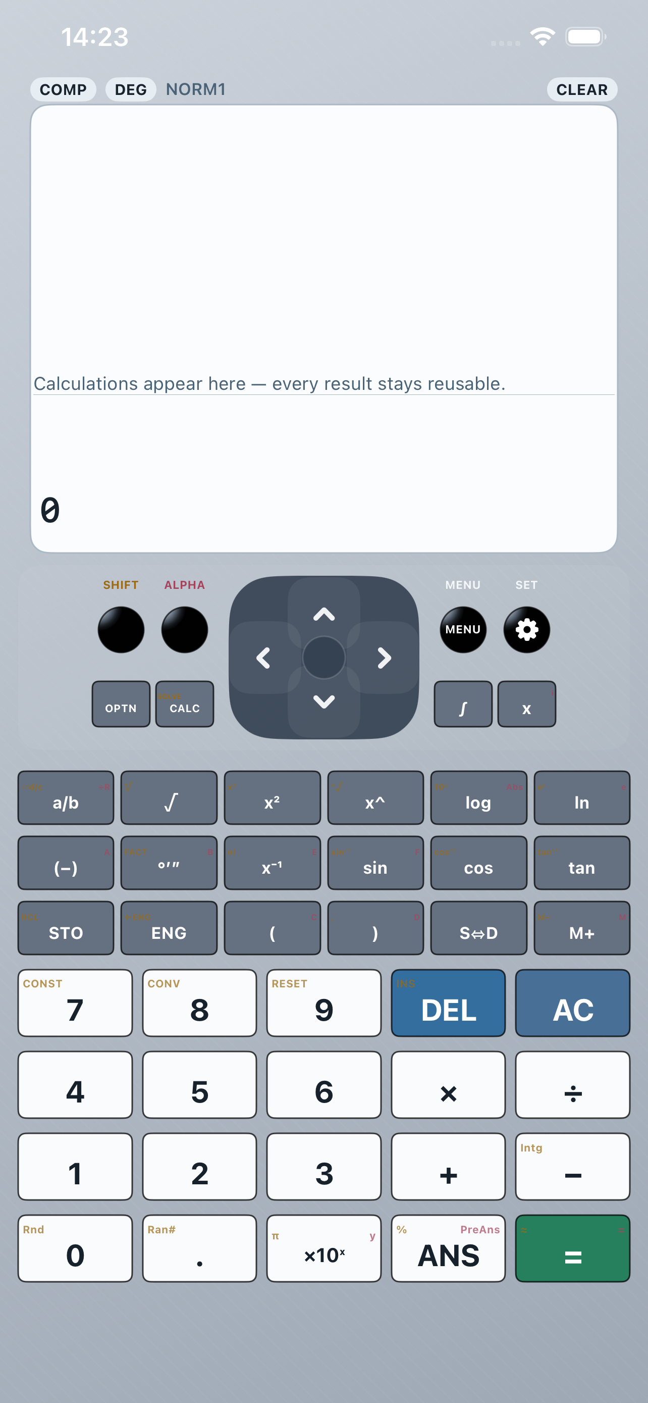 CasioCalc in Paper